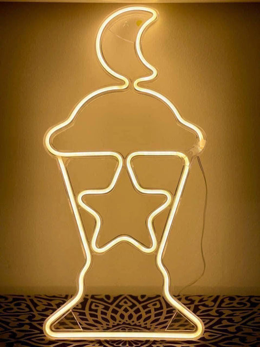 فانوس رمضان ليد مقاس 70 سم