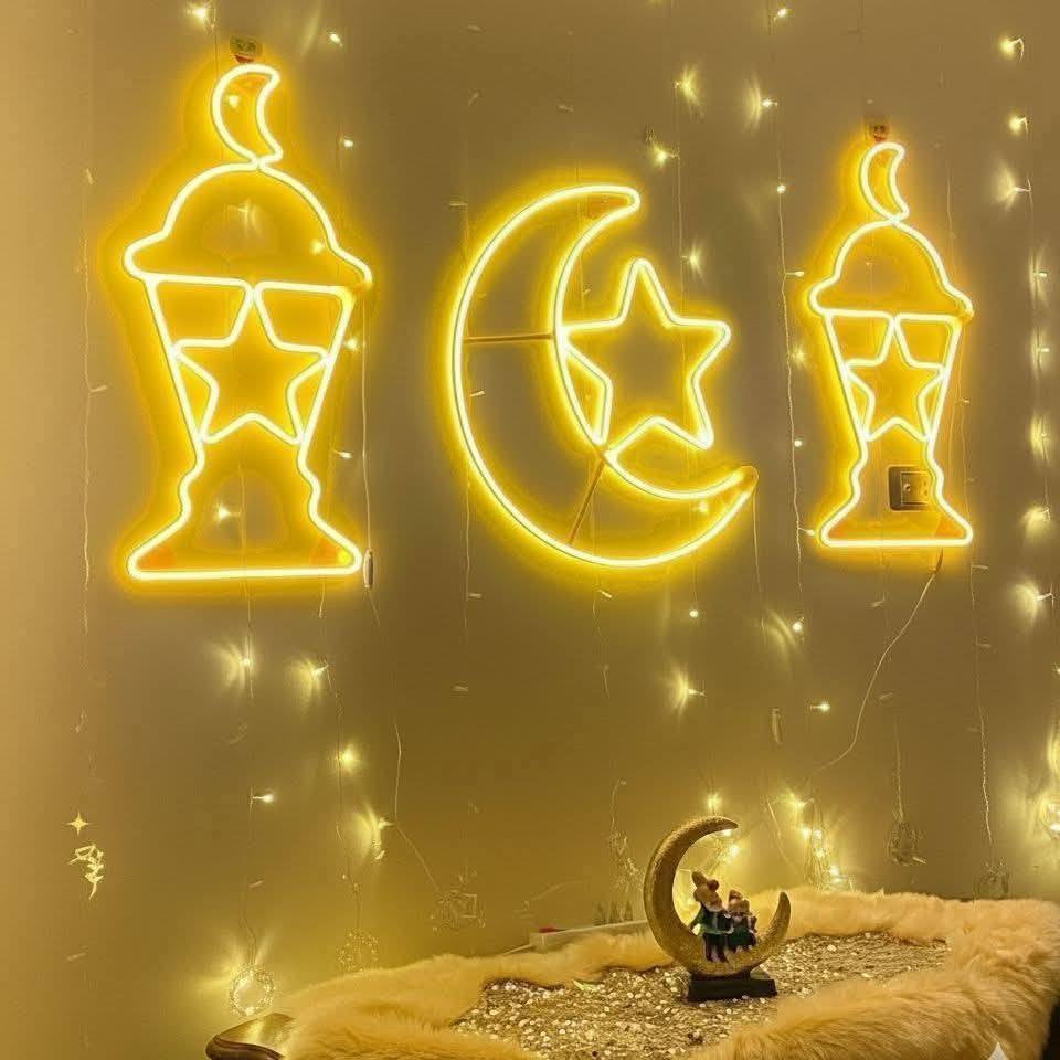 فانوس رمضان ليد مقاس 70 سم
