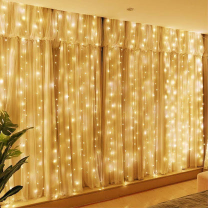 ستارة نور رمضان بمقاس 2متر طول * 3 متر عرض