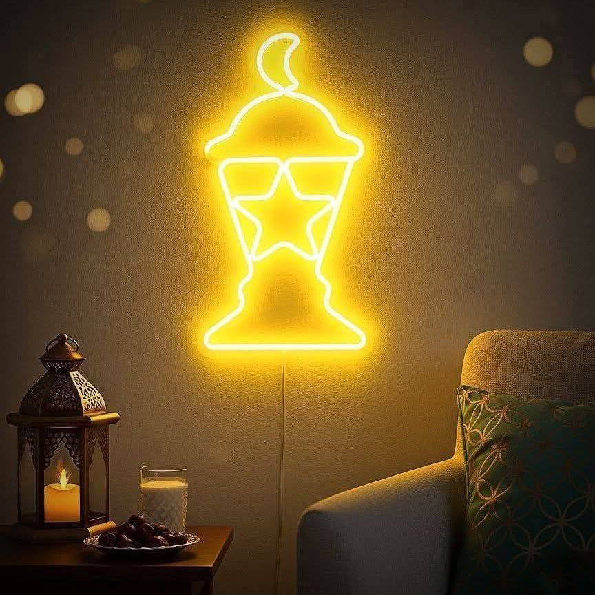 فانوس رمضان ليد مقاس 45 سم